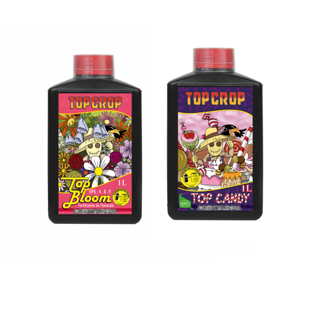 Pack Floración Dulce – Top Bloom + Top Candy (1L) + 2 semillas de regalo