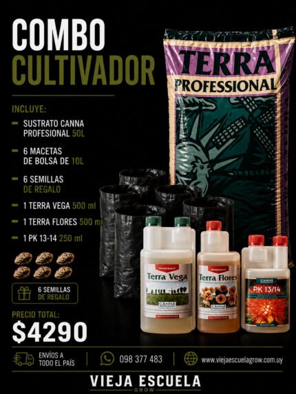 Combo CANNA Completo 50L + Vega + Flores + PK 13/14