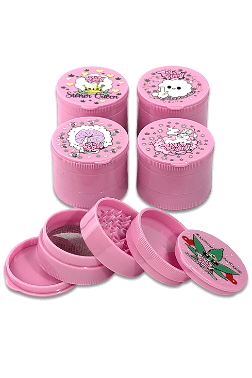 Kunststoffgrinder-Baked-Bunny-Pink