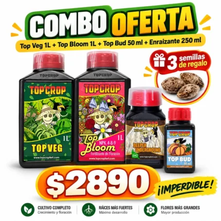 Combo Top Crop Completo 4 Productos + 3 Semillas de Regalo