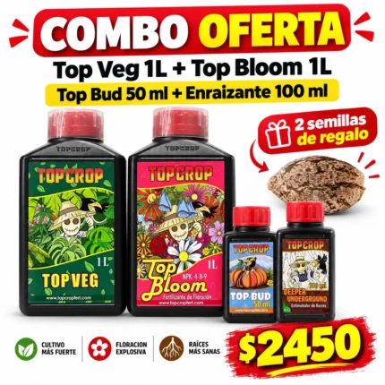 Combo Top Crop – Top Veg + Top Bloom + Top Bud + Enraizante