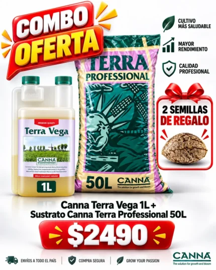 Combo CANNA Terra Vega 1 L + Terra Professional 50 L