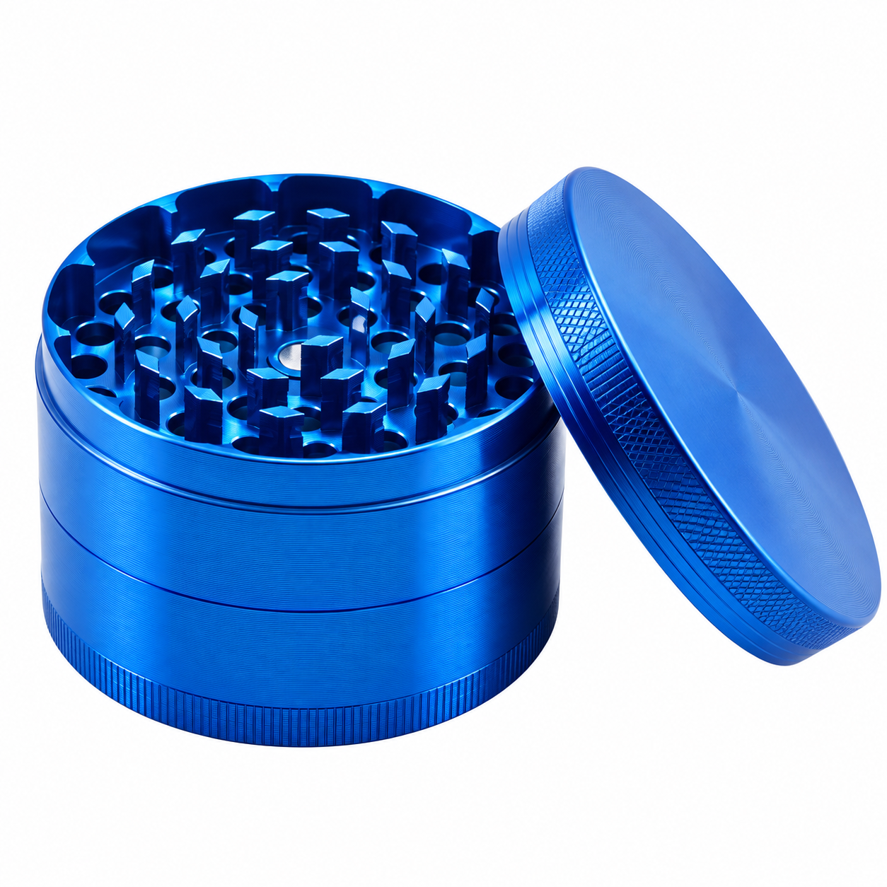 Molinillo Metálico Azul Desmontado